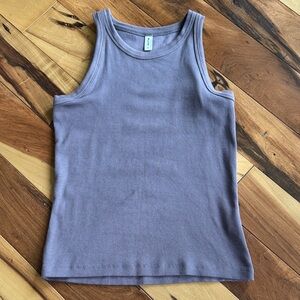 KOTN purple Ribbed Top